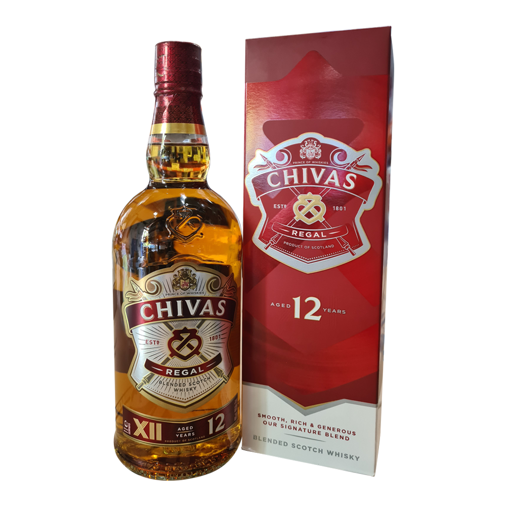 CHIVAS REGAL 12 YRS BLENDED SCOTCH WHISKY (750ML)